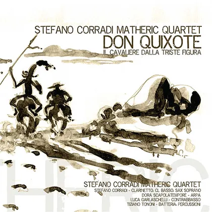 Copertina di Don Quixote, live painting di Jacopo Ziliotto